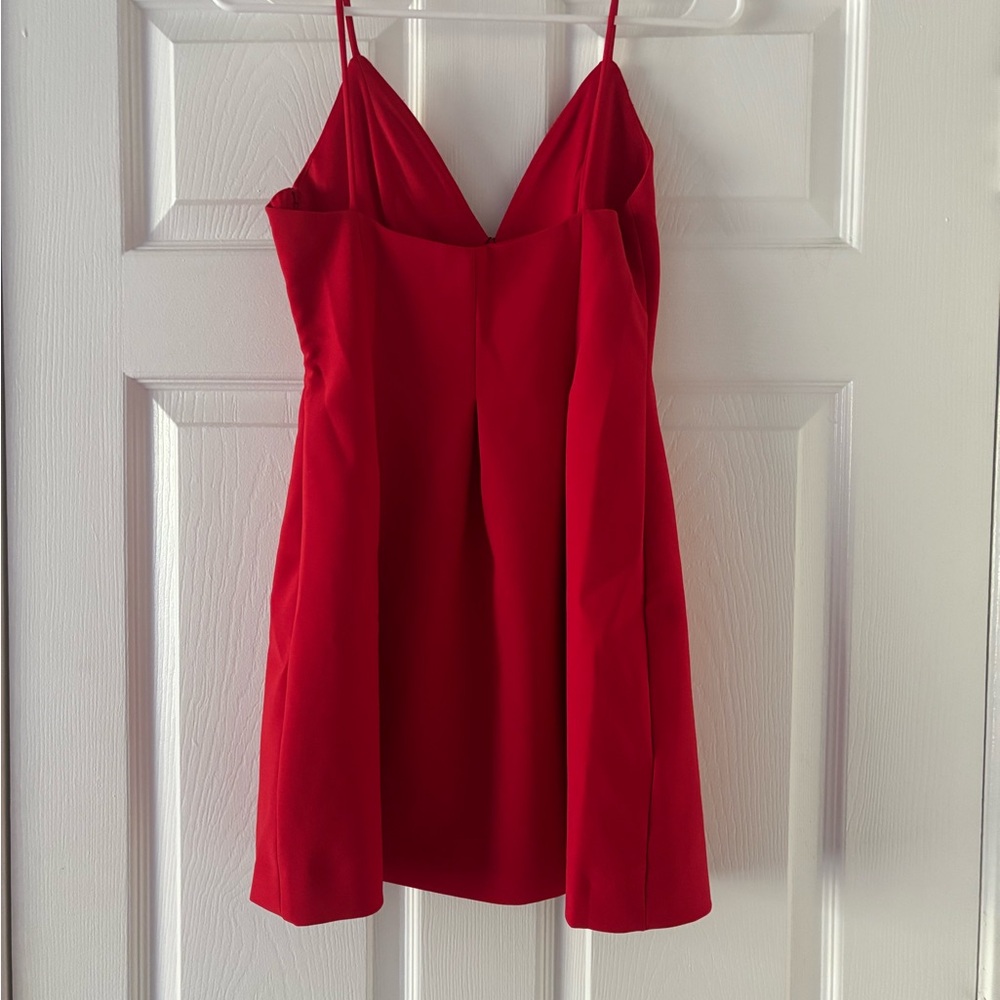 Zara Red Spaghetti Strap Mini Sundress - Picture 3 of 3